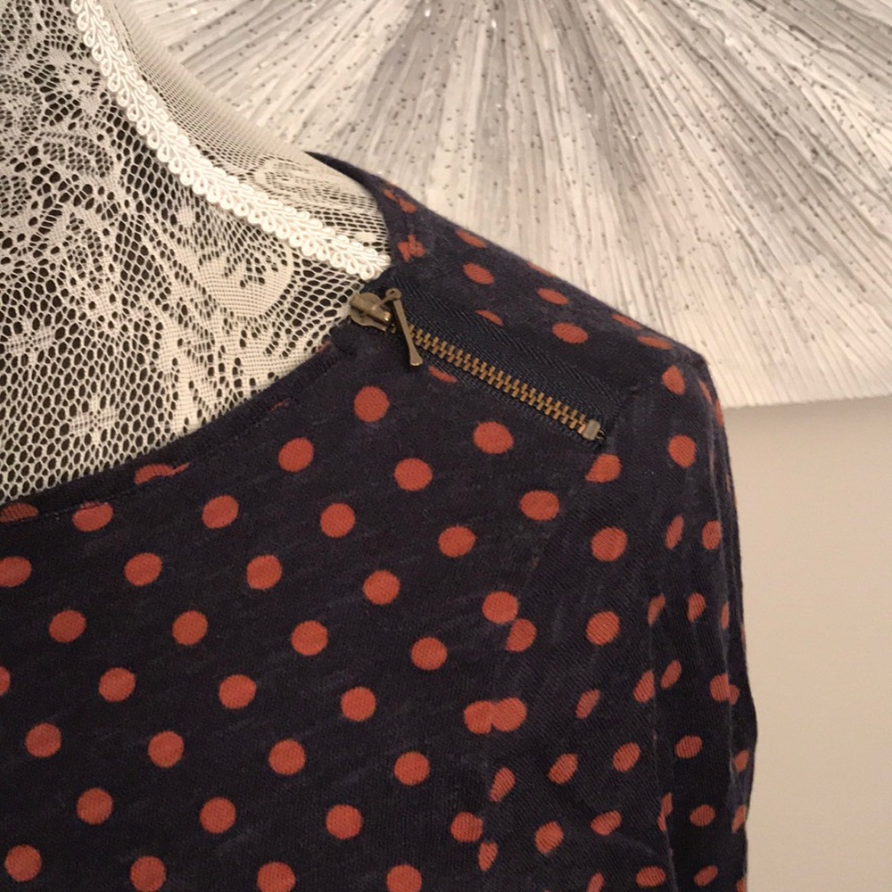 Polka Dot Long Sleeve Tee - Picture 3 of 5